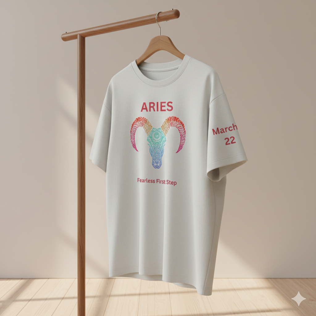 Aries Unisex Oversized tShirt