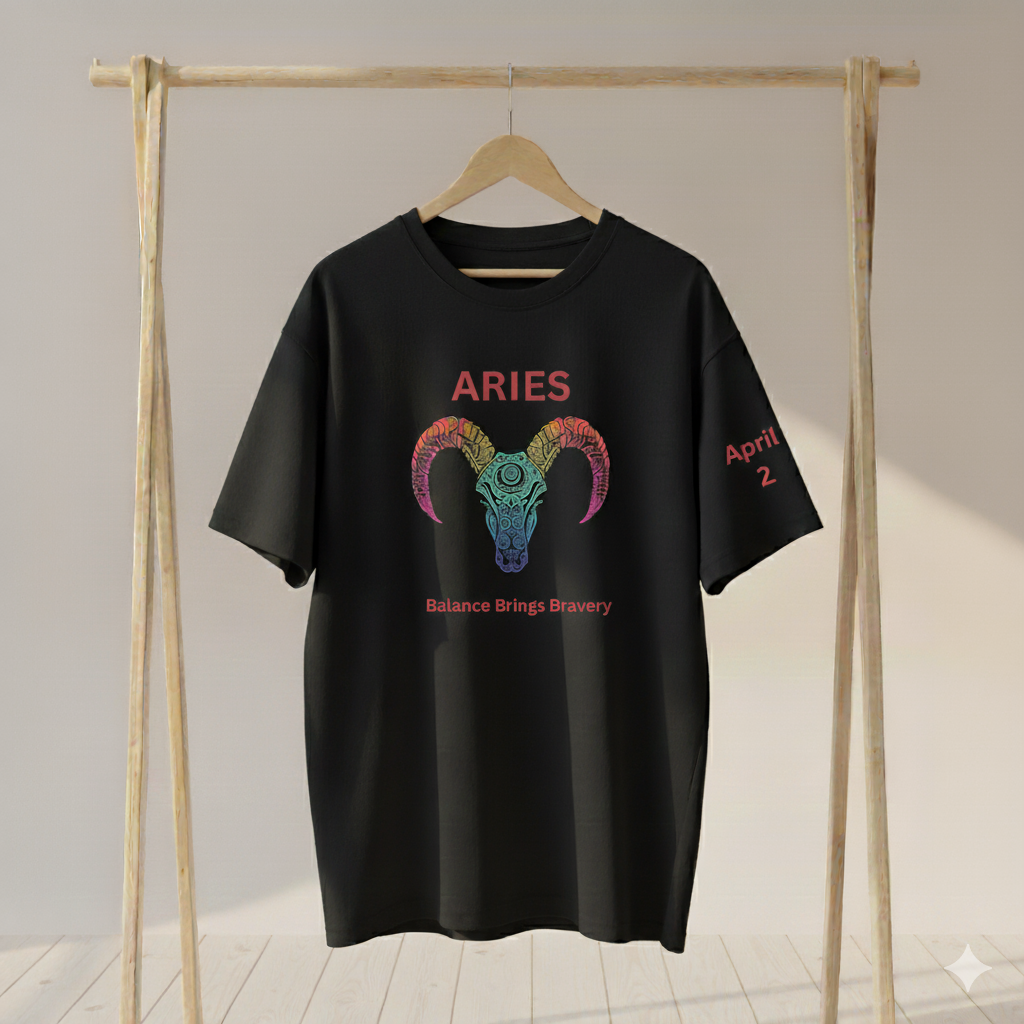 aries Unisex Oversized Standard T-Shirt