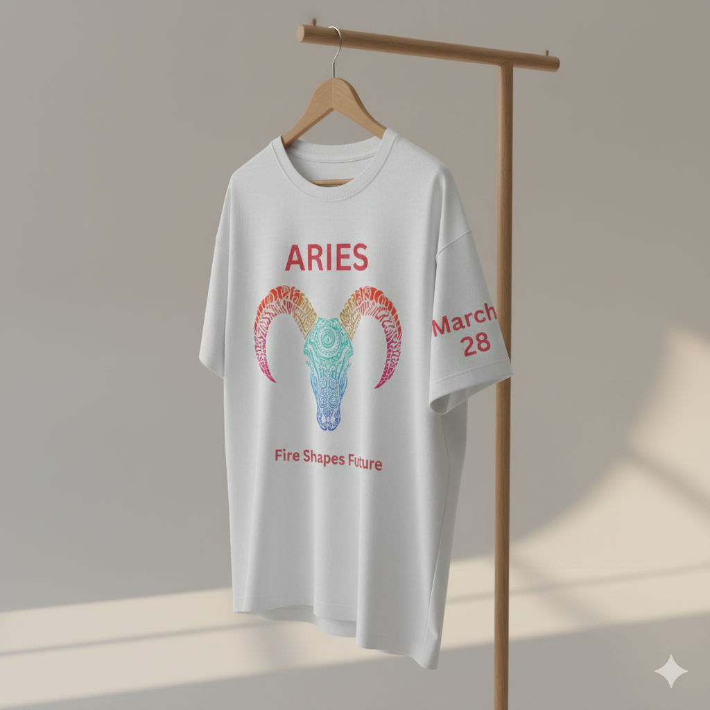 Aries Unisex Oversized Standard T-Shirt