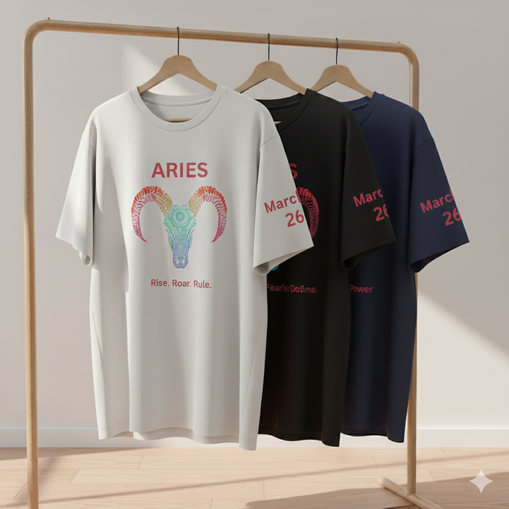 aries Unisex Oversized Standard T-Shirt