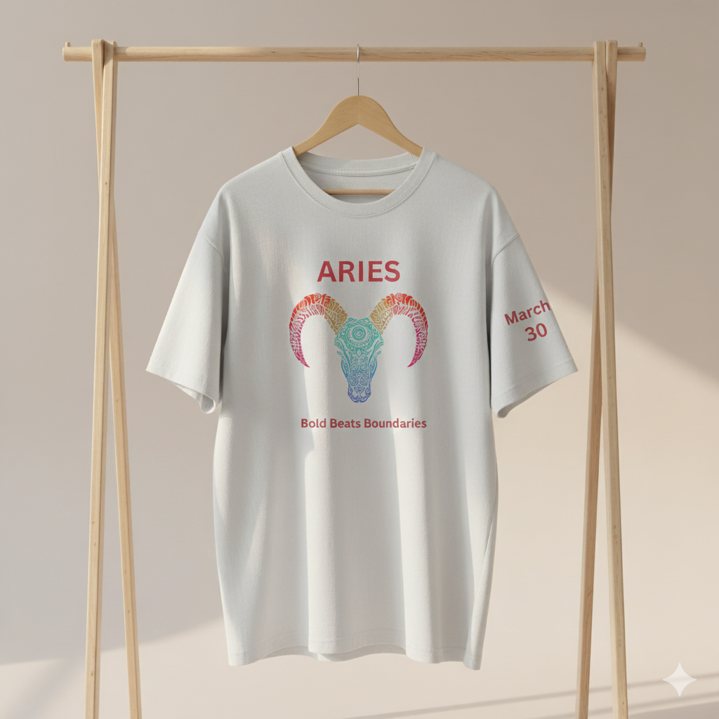 aries Unisex Oversized Standard T-Shirt
