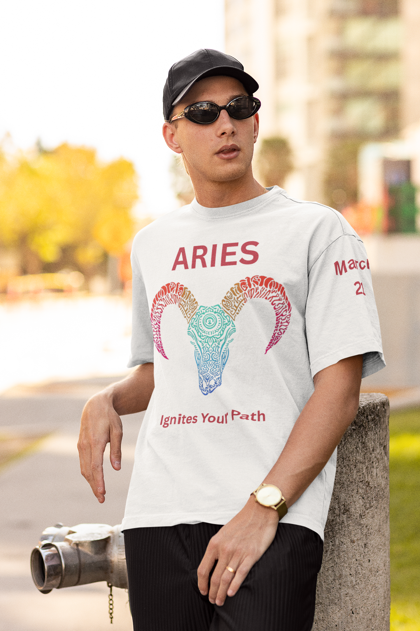 Aries unisex oversize tshirt